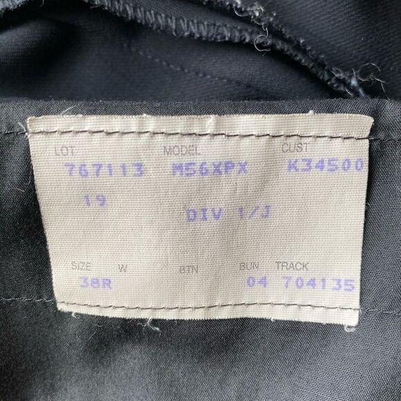 💼Gorgeous Pair of Men’s Slacks size 38R Navy Blue - Picture 7 of 8